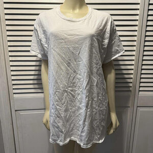 Women's Hanes White Short Sleeve Tee Plus Size 2X
